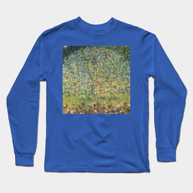Apple Tree by Gustav Klimt Long Sleeve T-Shirt by MasterpieceCafe